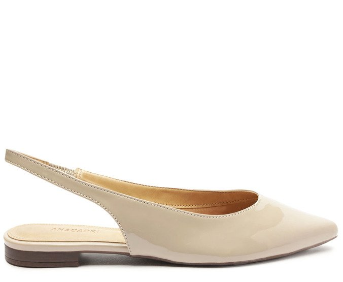 Sapatilha Slingback Bico Fino