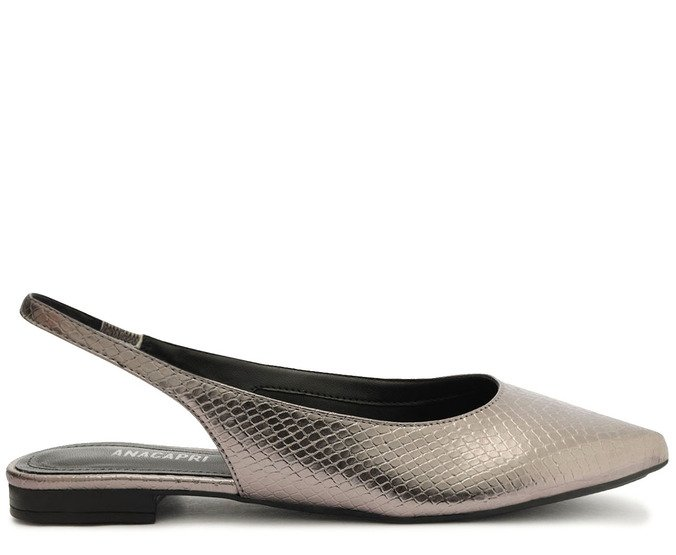 Sapatilha Slingback Bico Fino