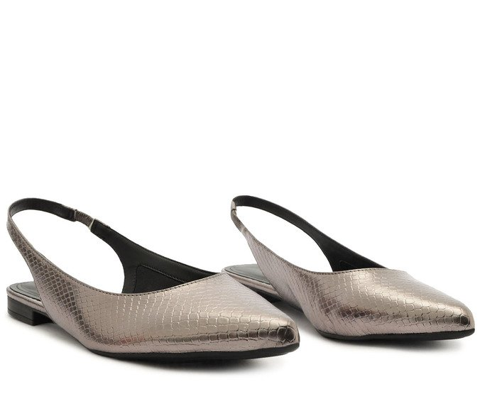 Sapatilha Slingback Bico Fino