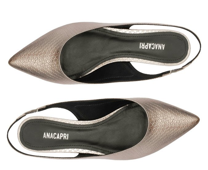 Sapatilha Slingback Bico Fino