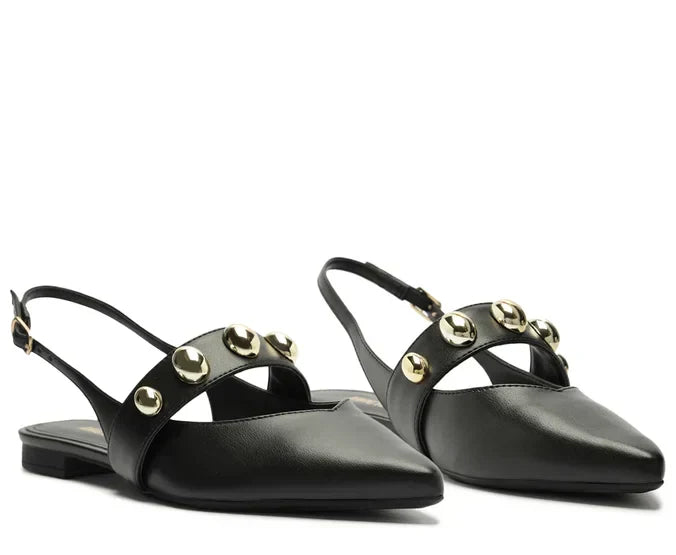 Sapatilha Slingback Maxi Tachas