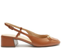 Sapatilha Slingback Salto Bloco Bridão