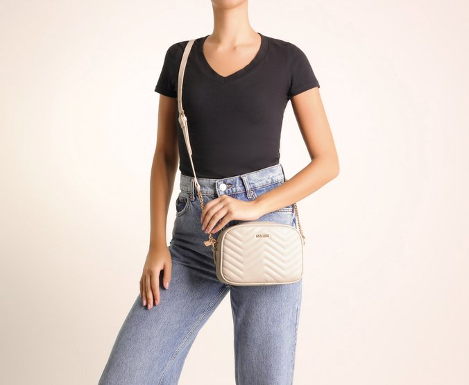 Bolsa Crossbody Média Matelassê Zig Zag