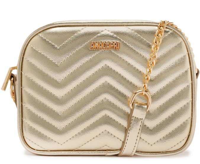 Bolsa Crossbody Média Matelassê Zig Zag